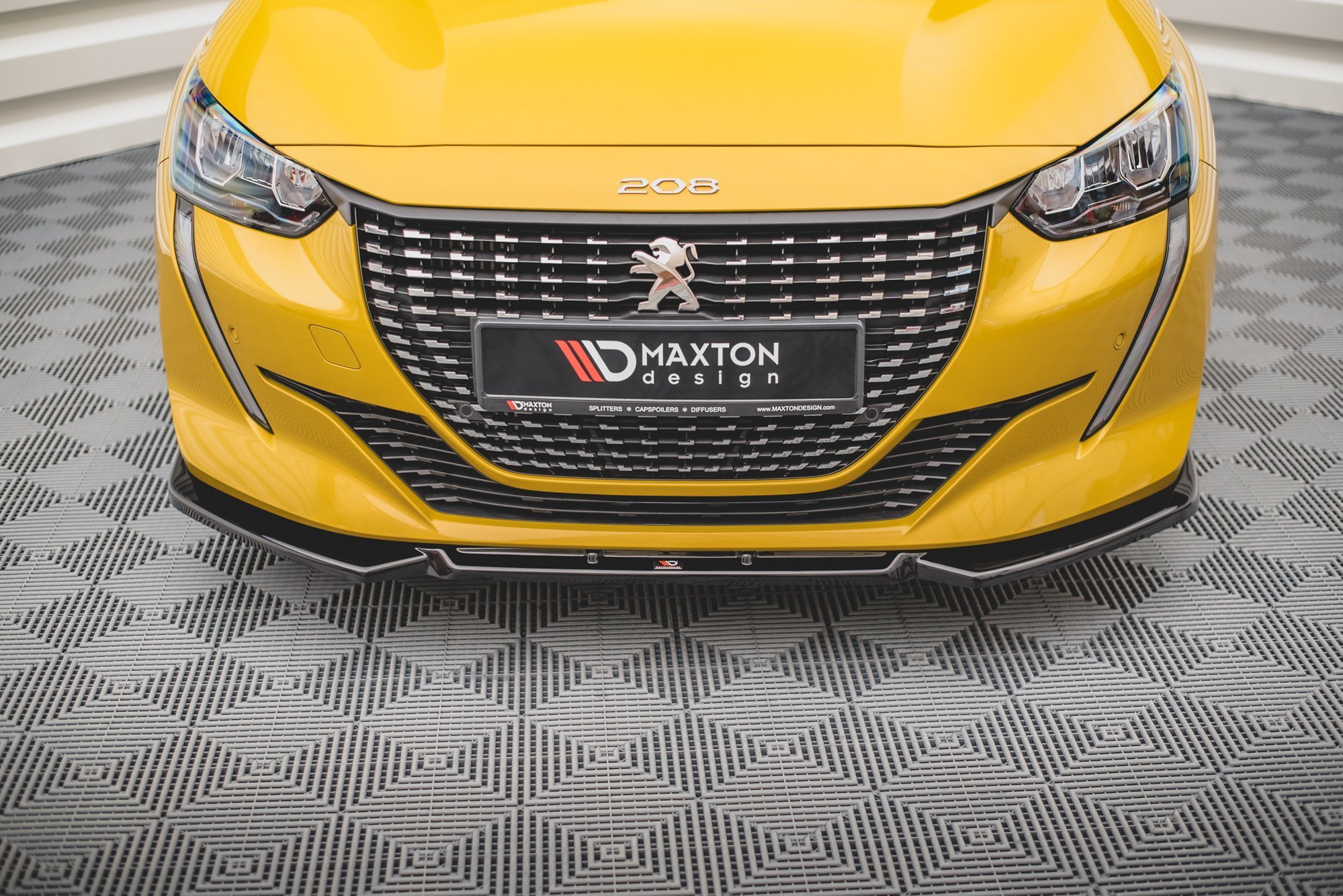 Front Splitter V1 Peugeot 208 MK2 (2019-) - 2