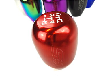 UNIVERSAL (HONDA) 5-SPEED M10X1.5 SHIFT KNOB RED [SIX]