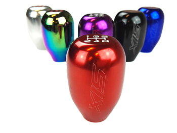 UNIVERSAL (HONDA) 5-SPEED M10X1.5 SHIFT KNOB RED [SIX]