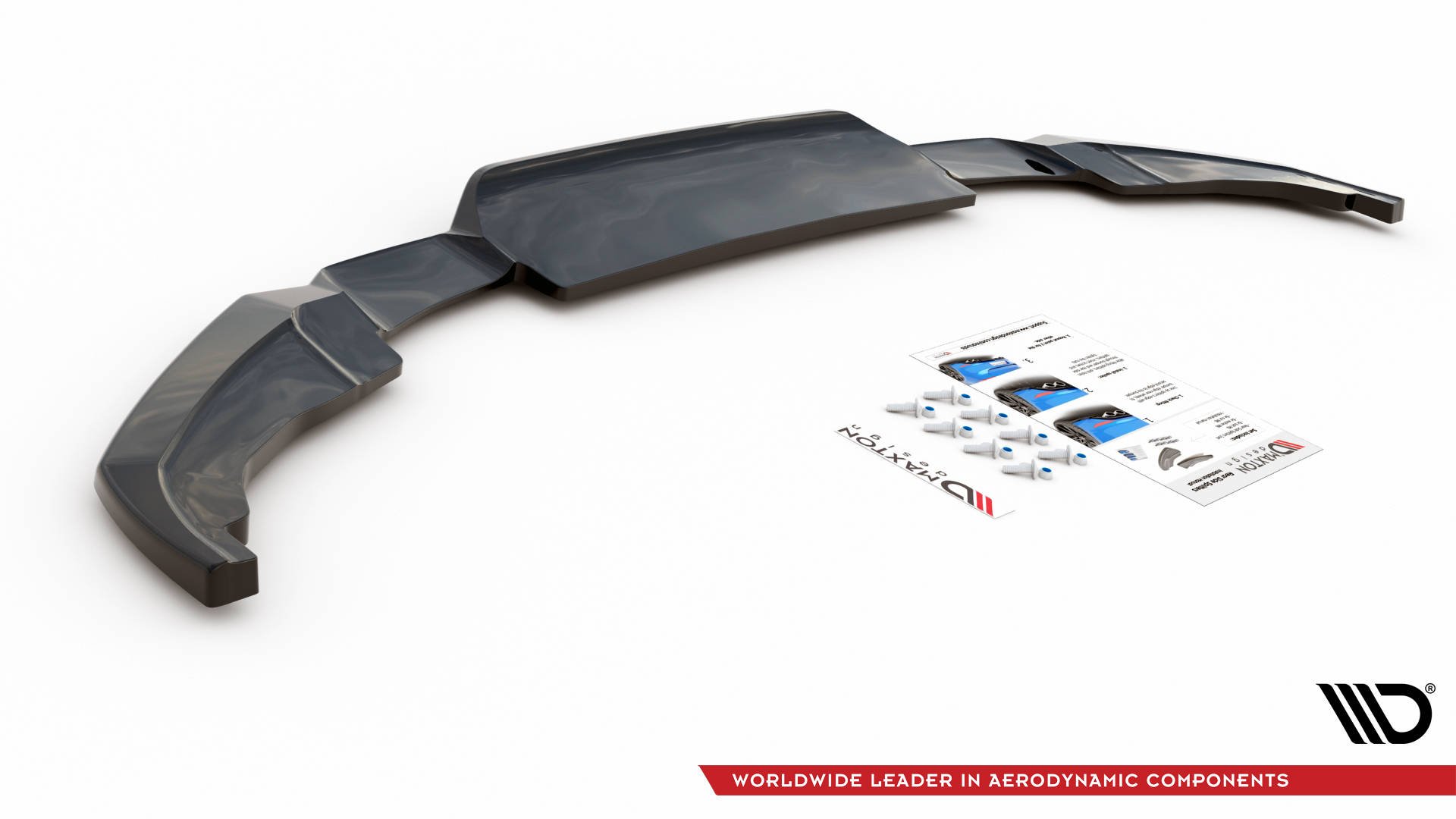 Central Rear Splitter (Vertical Bars) Peugeot 2008 Mk2 - 9