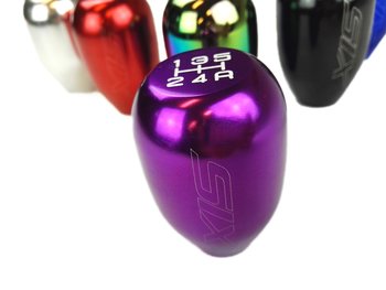 UNIVERSAL (HONDA) 5-SPEED M10X1.5 SHIFT KNOB PURPLE [SIX]