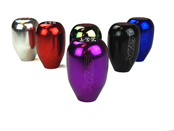 UNIVERSAL (HONDA) 5-SPEED M10X1.5 SHIFT KNOB PURPLE [SIX]