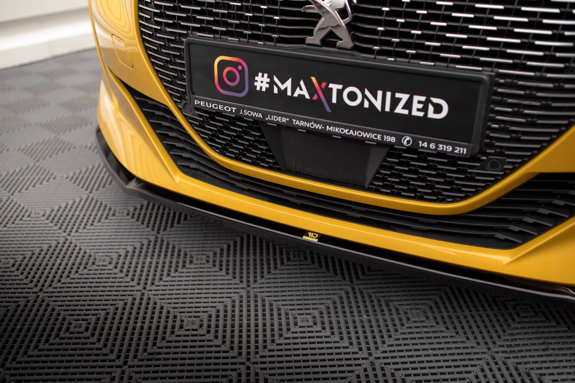 Front Splitter V.2 Peugeot 208 GT Mk2 - 3