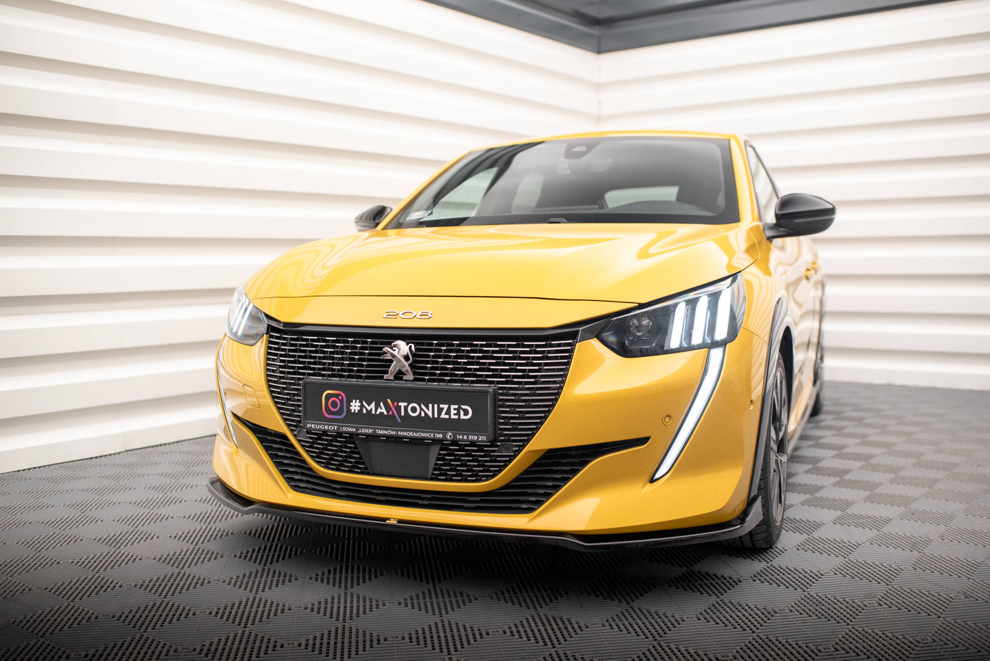 Front Splitter V.2 Peugeot 208 GT Mk2 - 4