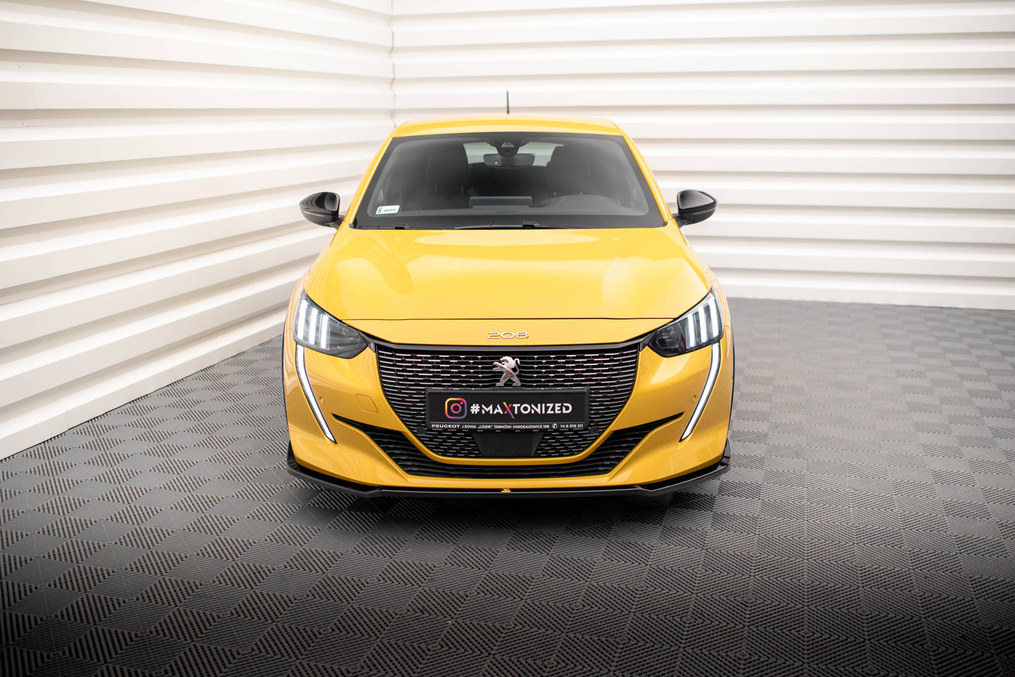 Front Splitter V.2 Peugeot 208 GT Mk2 - 2