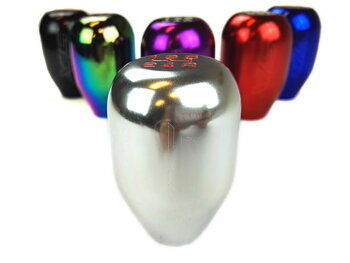 UNIVERSAL (HONDA) 5-SPEED M10X1.5 SHIFT KNOB SILVER [SIX]