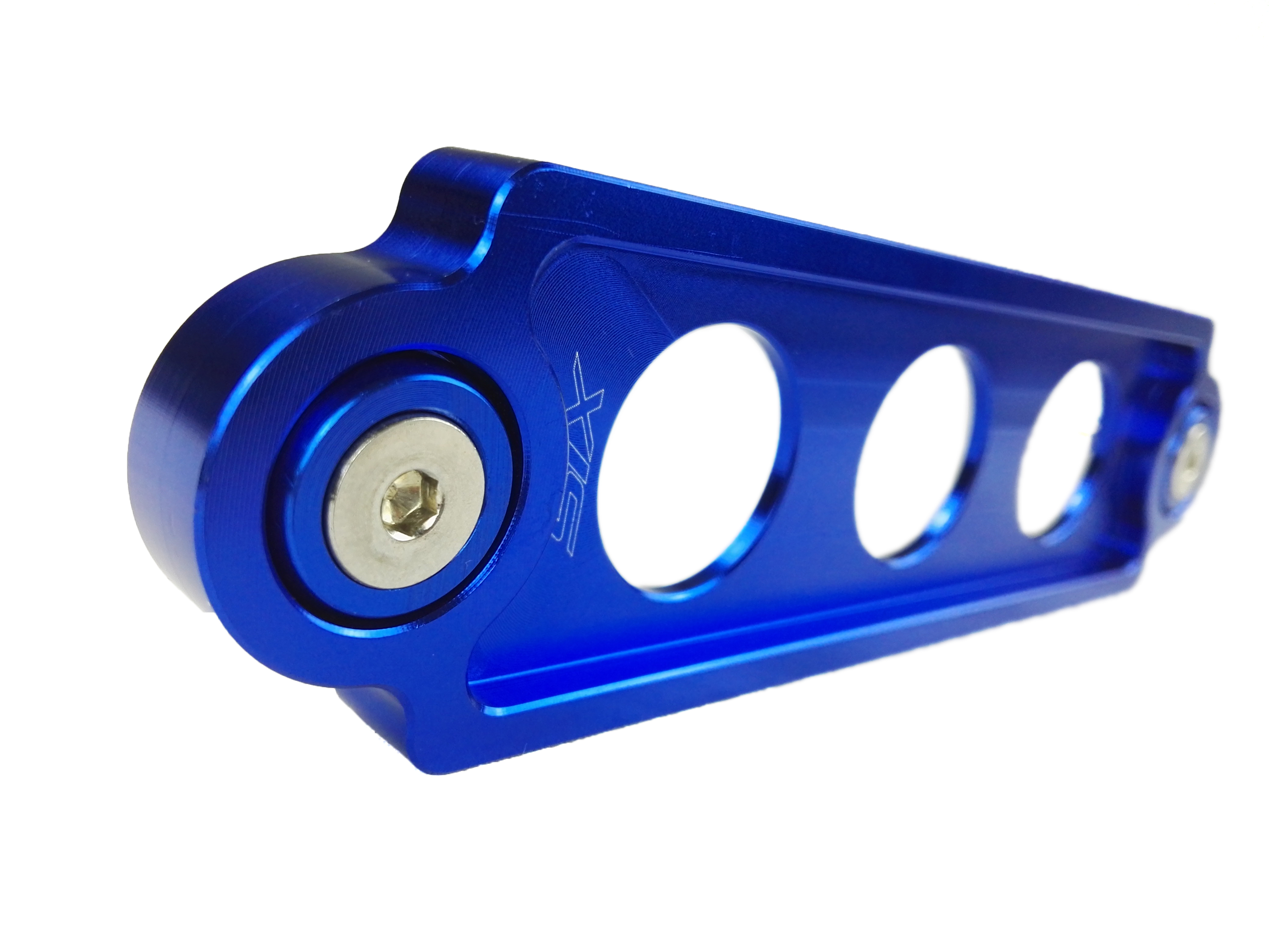 UNIVERSAL BILLET BATTERY TIE DOWN SHORT 17CM BLUE [SIX] - 3