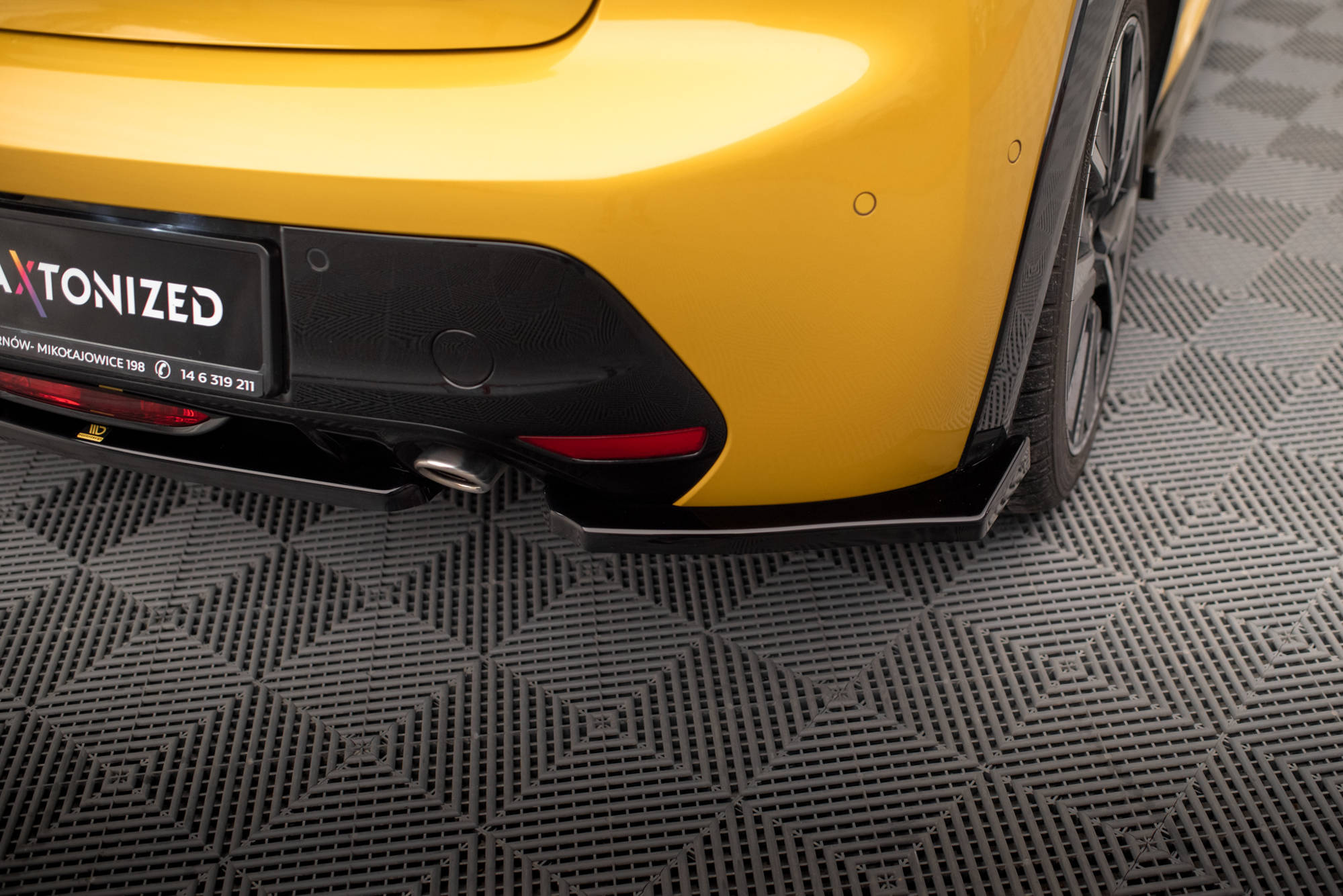 Rear Side Splitters Peugeot 208 GT Mk2 - 4