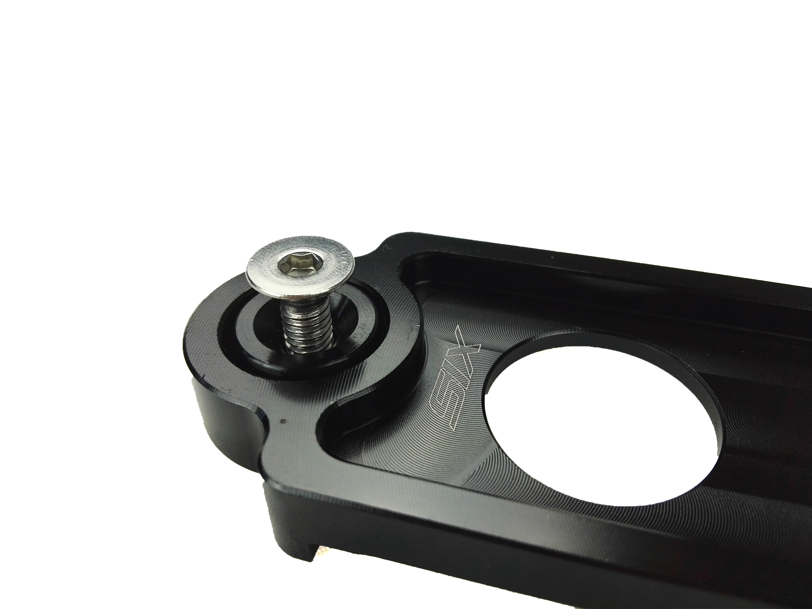 UNIVERSAL BILLET BATTERY TIE DOWN SHORT 17CM BLACK [SIX] - 2