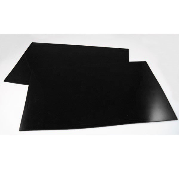 BLACK 2MM RALLY MUD FLAPS (BY PAIR)