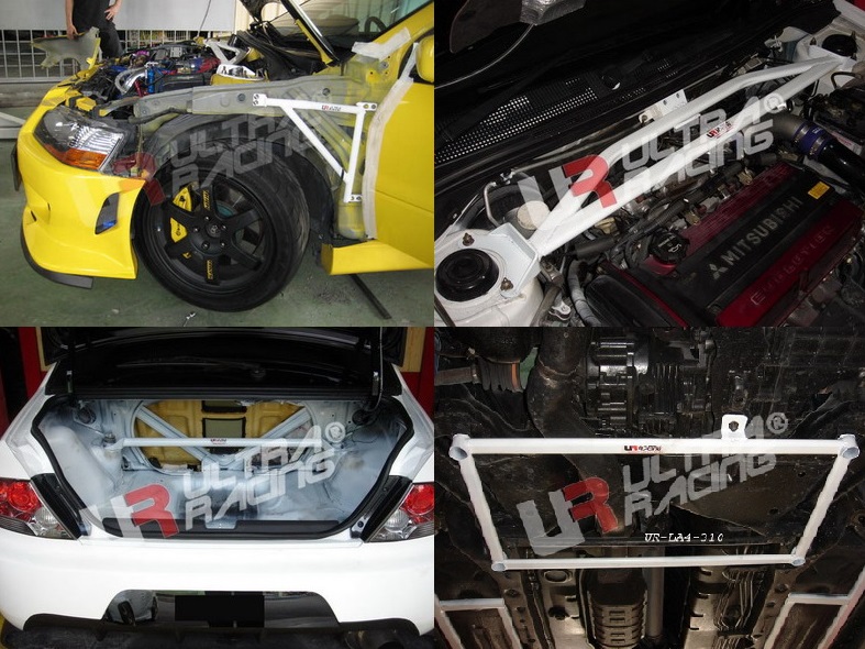 MITSUBISHI EVO 7/8/9 ULTRARACING 4-DELAR STAG SET