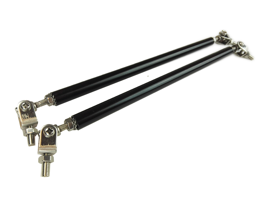 FRONT SPLITTER/DIFFUSER STABILIZER RODS 20CM BLACK [SIX]