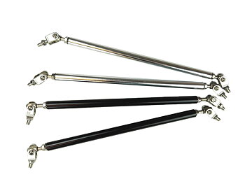FRONT SPLITTER/DIFFUSER STABILIZER RODS 20CM BLACK [SIX]