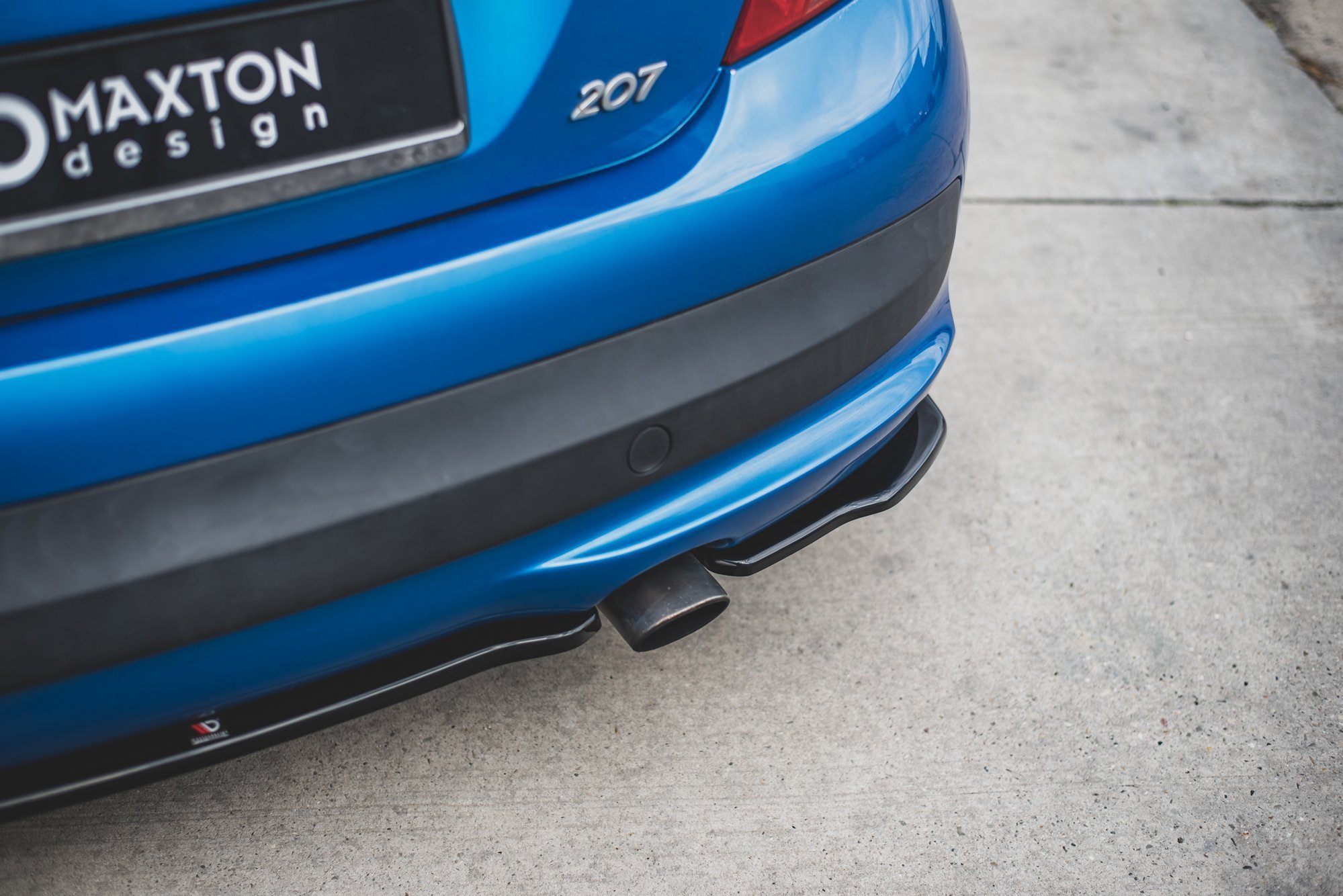 Rear Side Splitters Peugeot 207 Sport (2006-2009) - 3