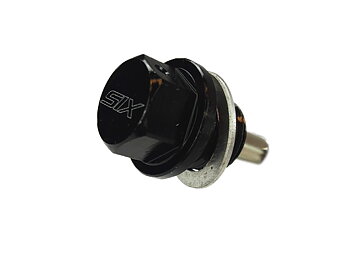 UNIVERSAL MAGNETIC OIL DRAIN PLUG M14X1.50 BLACK [SIX]