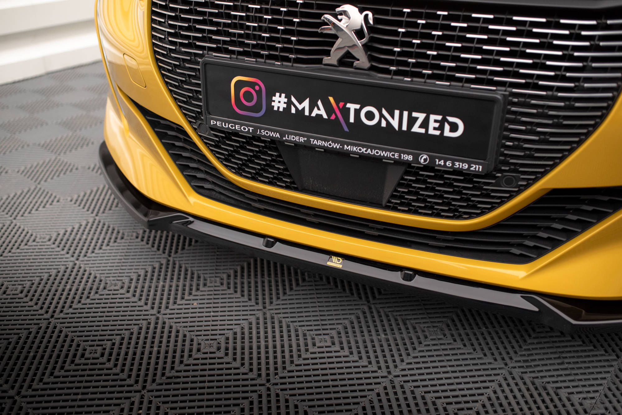 Front Splitter V.1 Peugeot 208 GT Mk2 - 3