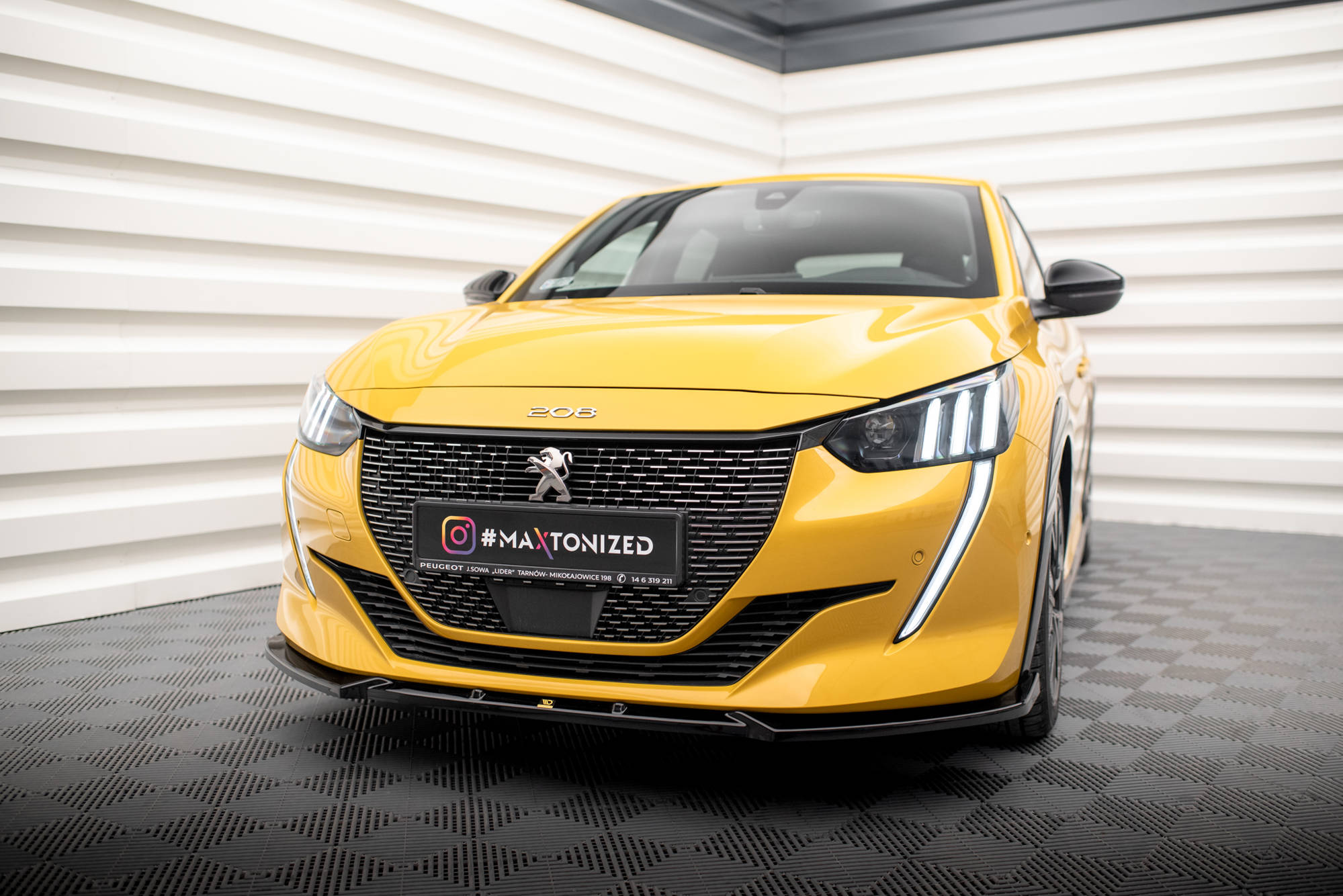 Front Splitter V.1 Peugeot 208 GT Mk2 - 4