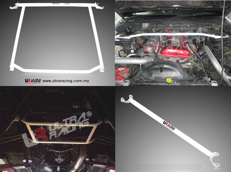 NISSAN S13 89-94 ULTRARACING 4-PIECE STRUTBAR/BRACE SET
