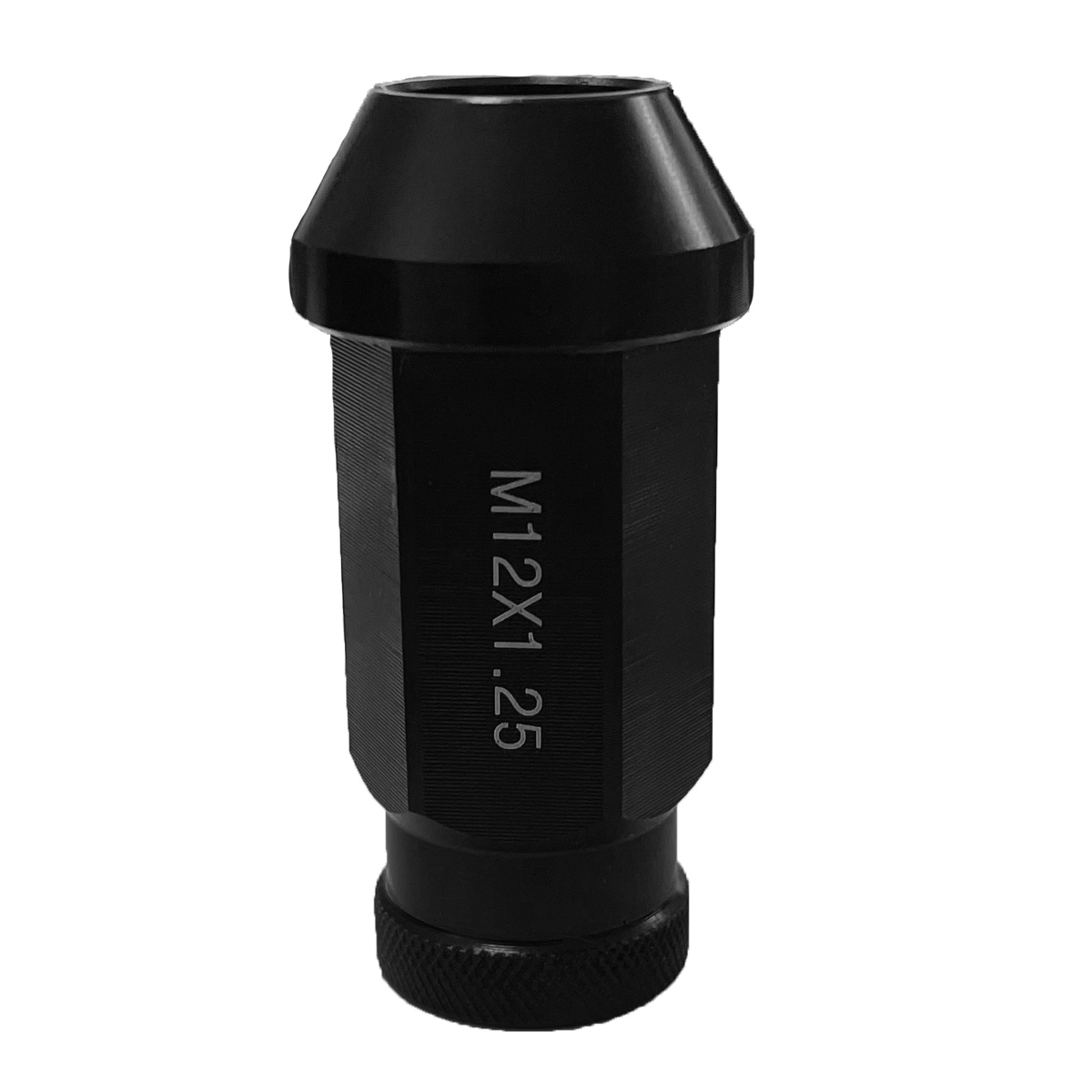 ALUMINUM CONE HEAD LONG BLACK 60° T19MM 12 X 125 - 3