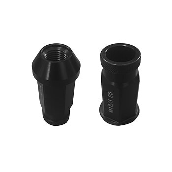 ALUMINUM CONE HEAD LONG BLACK 60° T19MM 12 X 125