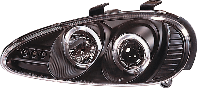 MAZDA MX3 ANGEL EYE HEADLIGHTS BLACK V1