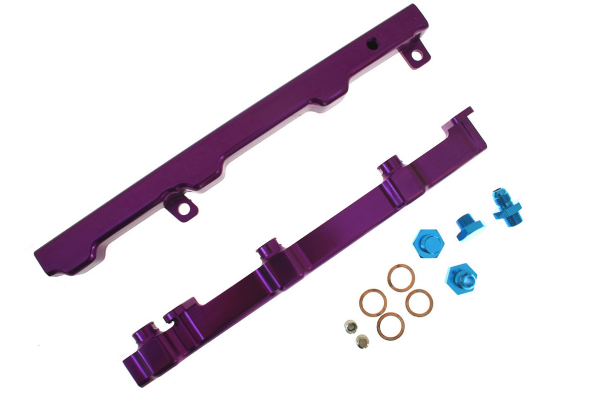 NISSAN 350Z 02-06 3.5 V6 FUEL RAIL PURPLE