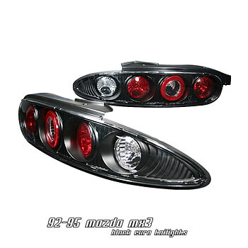 MAZDA MX3 BLACK G6 TAILLIGHTS