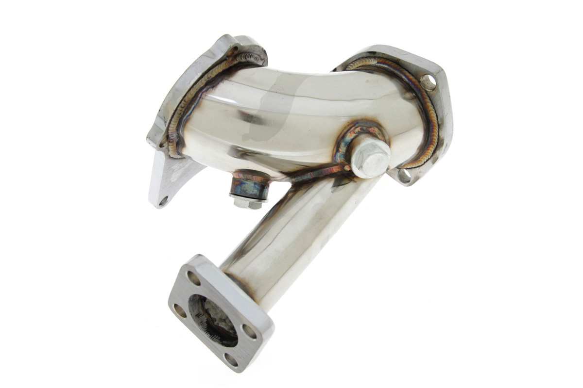 OPEL C20XE REDTOP T3 STAINLESS STEEL TURBO HEADER + ELBOW - 5