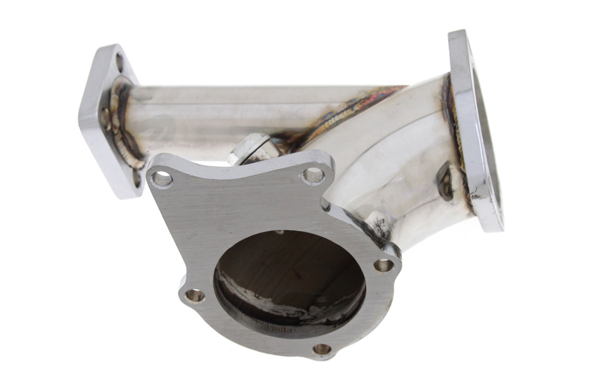 OPEL C20XE REDTOP T3 STAINLESS STEEL TURBO HEADER + ELBOW - 4