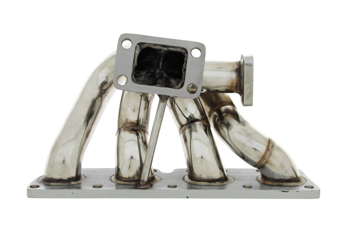 OPEL C20XE REDTOP T3 STAINLESS STEEL TURBO HEADER + ELBOW - 3