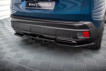 Central Rear Splitter (Vertical Bars) Peugeot 3008 GT-Line Mk2 Facelift