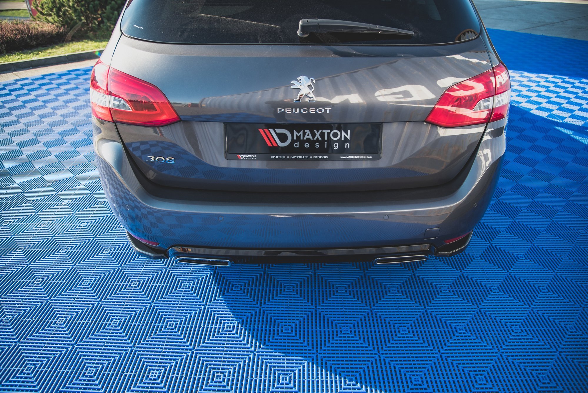Rear Side Splitters Peugeot 308 SW Mk2 Facelift - 2