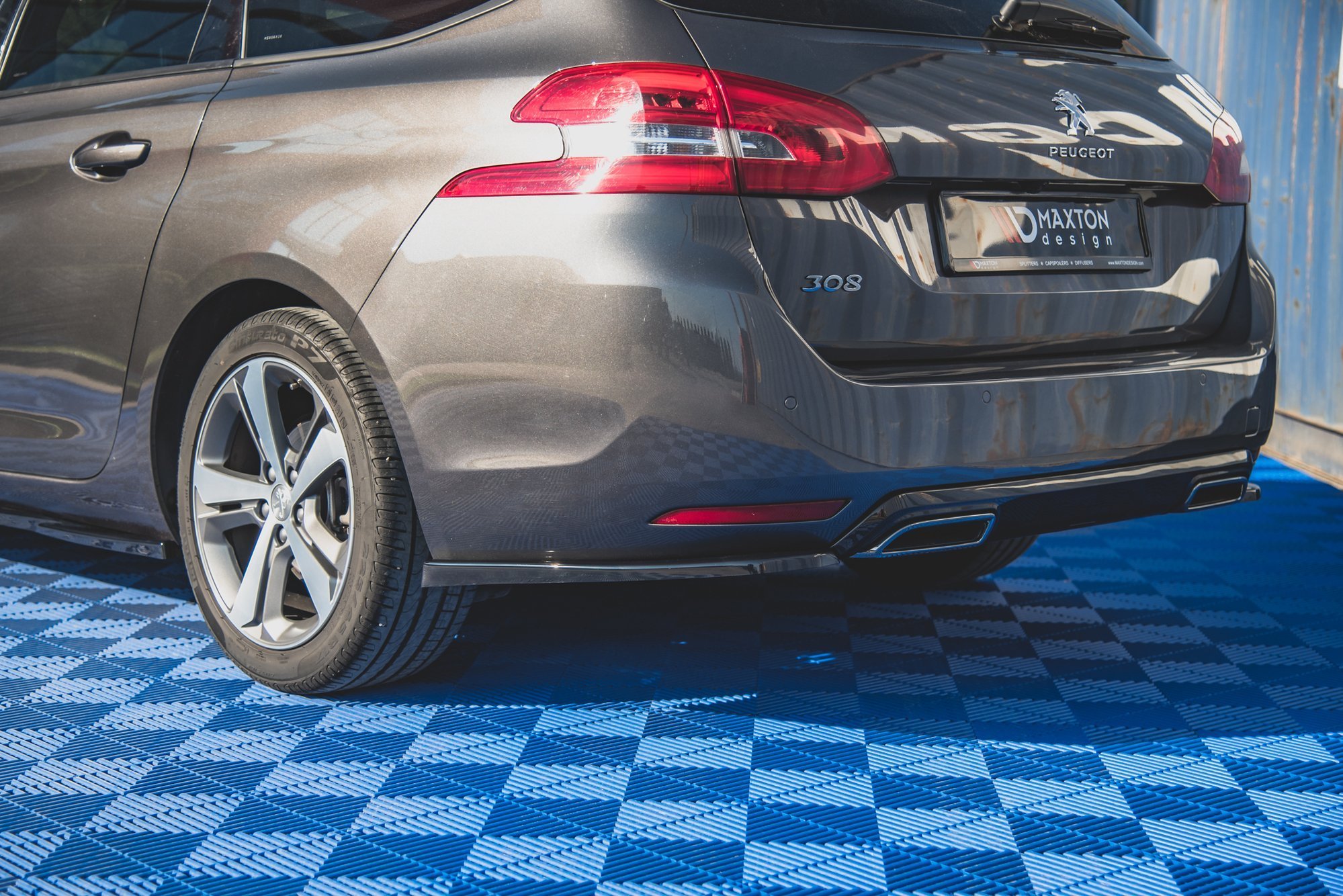 Rear Side Splitters Peugeot 308 SW Mk2 Facelift - 3