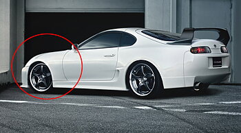 TOYOTA SUPRA 93-98 WIDE FRONT FENDERS [AUTOR]