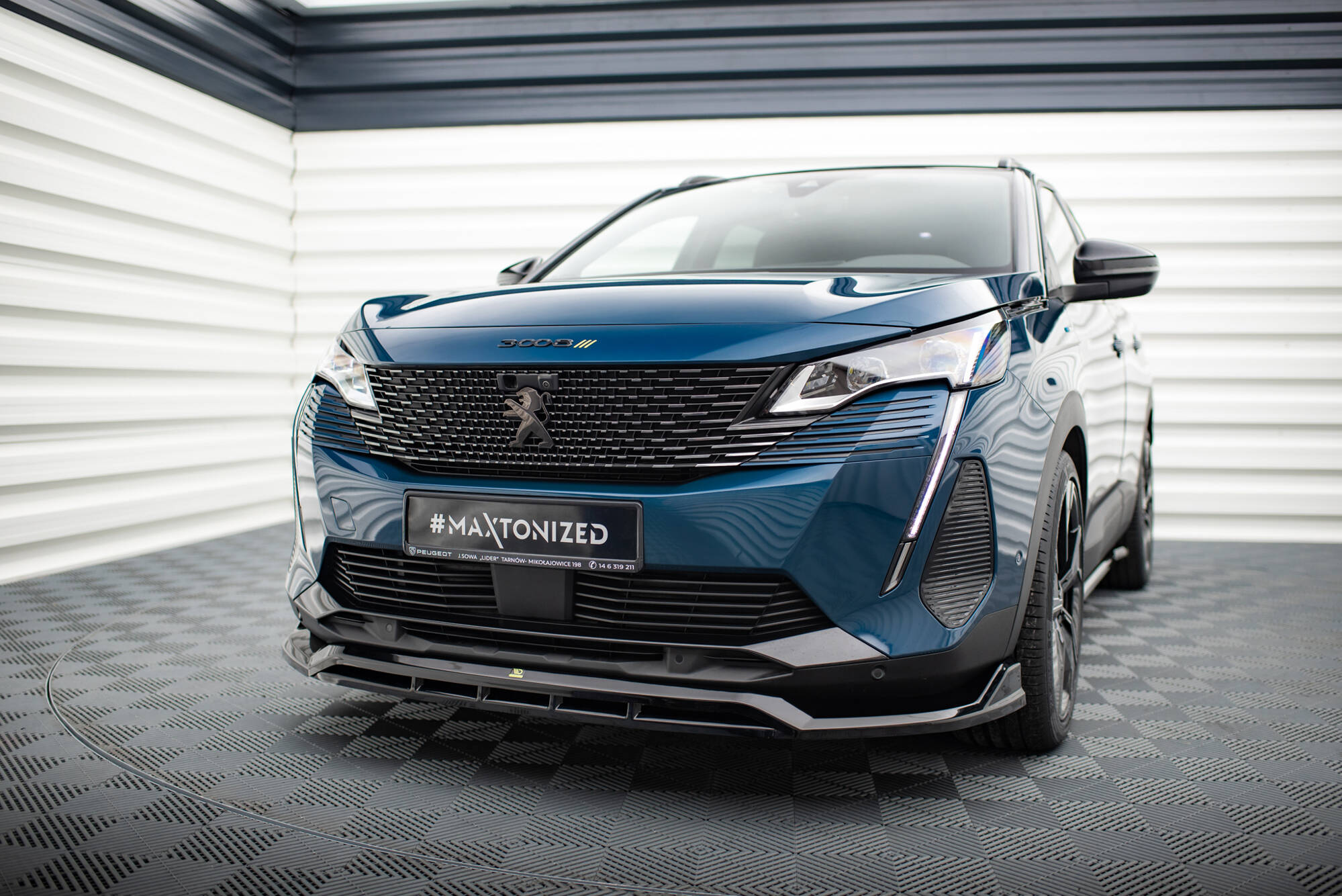 Front Splitter Peugeot 3008 GT-Line Mk2 Facelift - 3