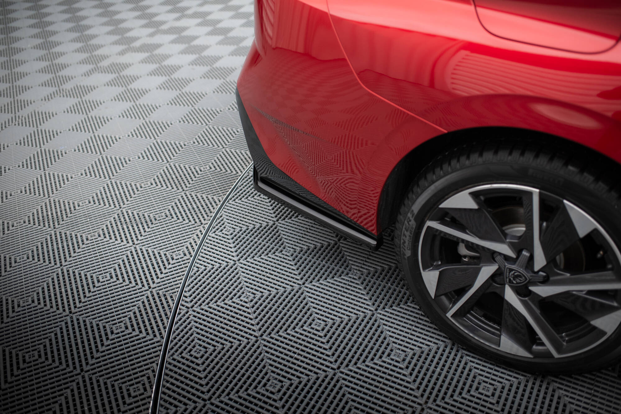 Central Rear Splitter Peugeot 308 Mk3 - 4