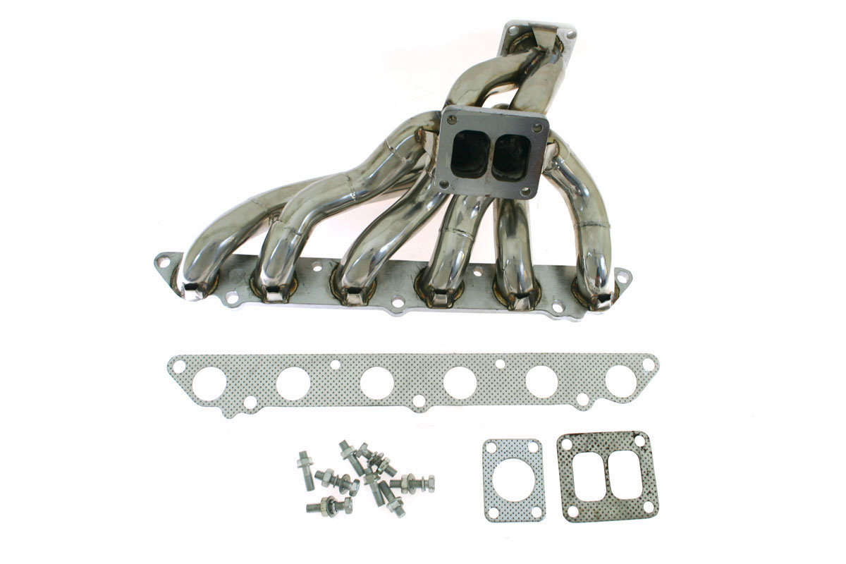 TOYOTA SUPRA MKIII 86-92 TURBO T4 TOP MOUNT HEADER