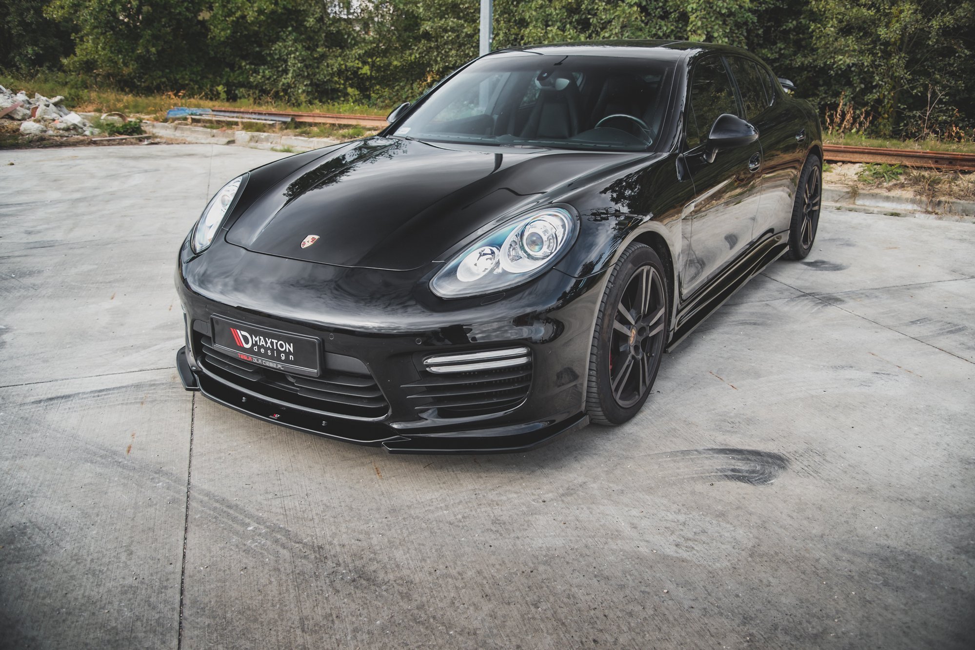 Front Splitter V.2 Porsche Panamera Turbo 970 Facelift (2013-2016) - 6