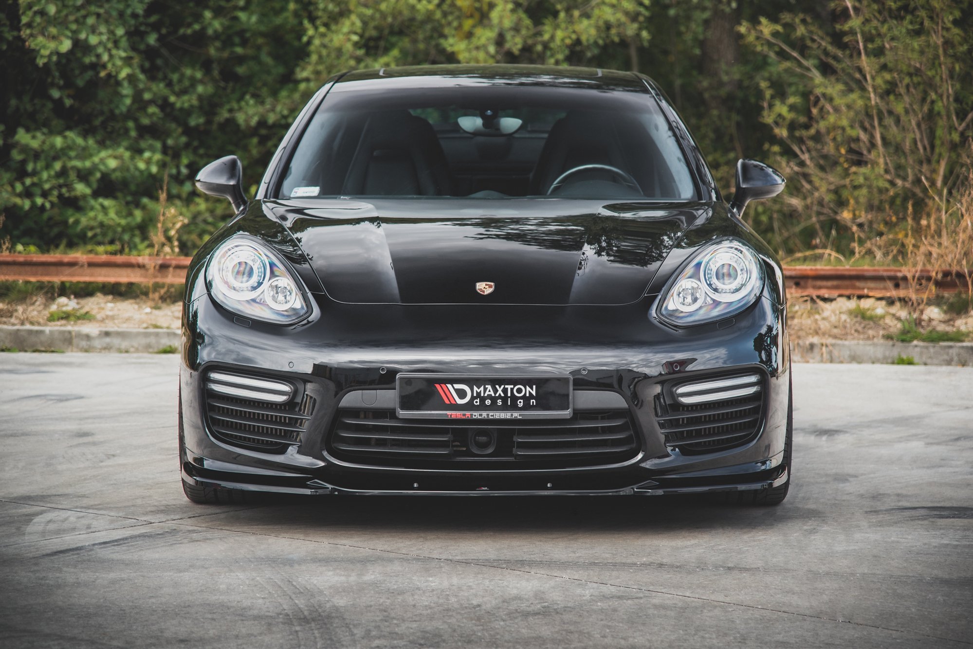 Front Splitter V.2 Porsche Panamera Turbo 970 Facelift (2013-2016) - 5