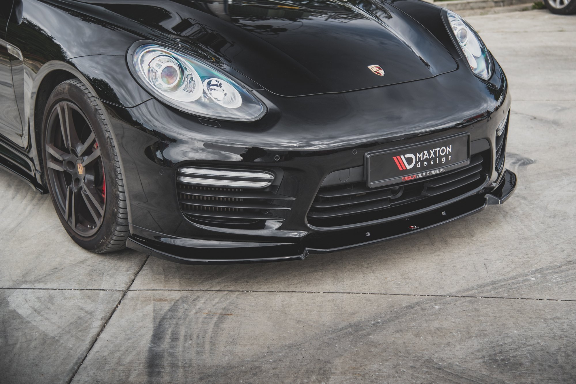 Front Splitter V1 Porsche Panamera Turbo 970 Facelift (2013-2016) - 4