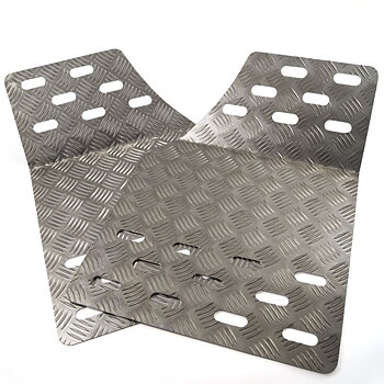 ALU ANTI-SLIP FLOOR 300X400MM (LEFT AND RIGHT)