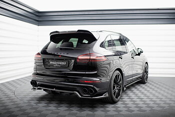 Central Rear Splitter (Vertical Bars) Porsche Cayenne Mk2 Facelift