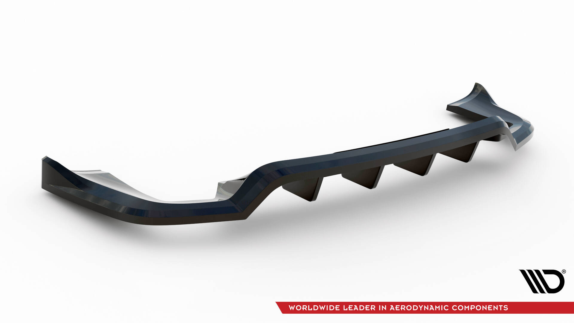Central Rear Splitter (Vertical Bars) Porsche Cayenne Mk2 Facelift - 7