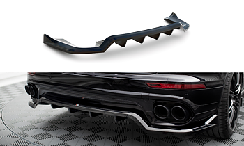 Central Rear Splitter (Vertical Bars) Porsche Cayenne Mk2 Facelift