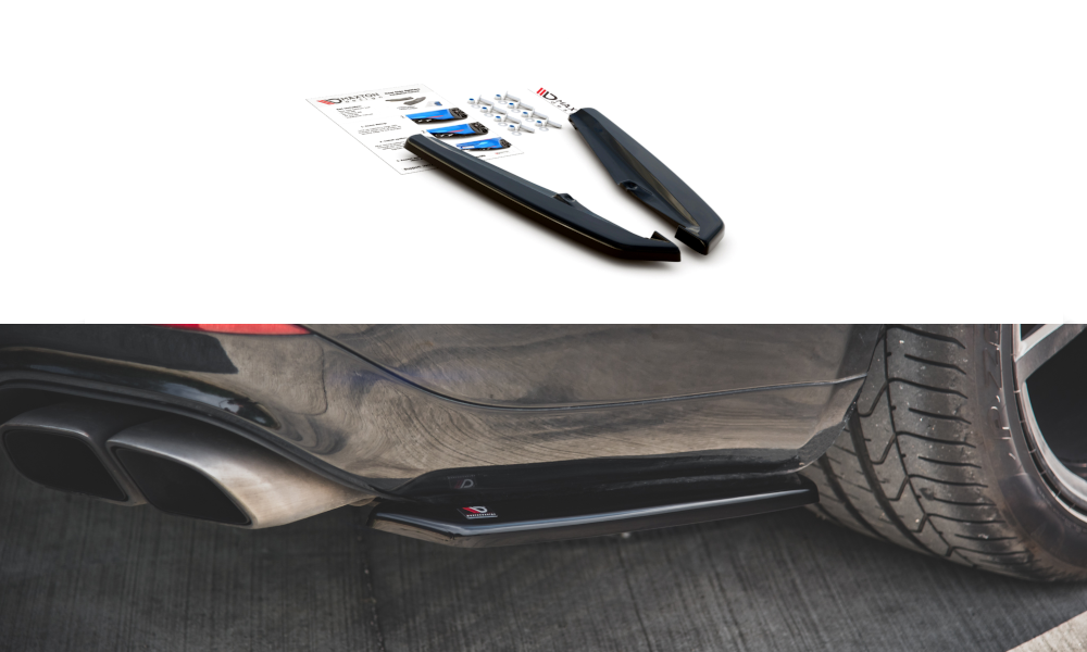 Rear Side Splitters Porsche Panamera Turbo 970 Facelift (2013-2016)