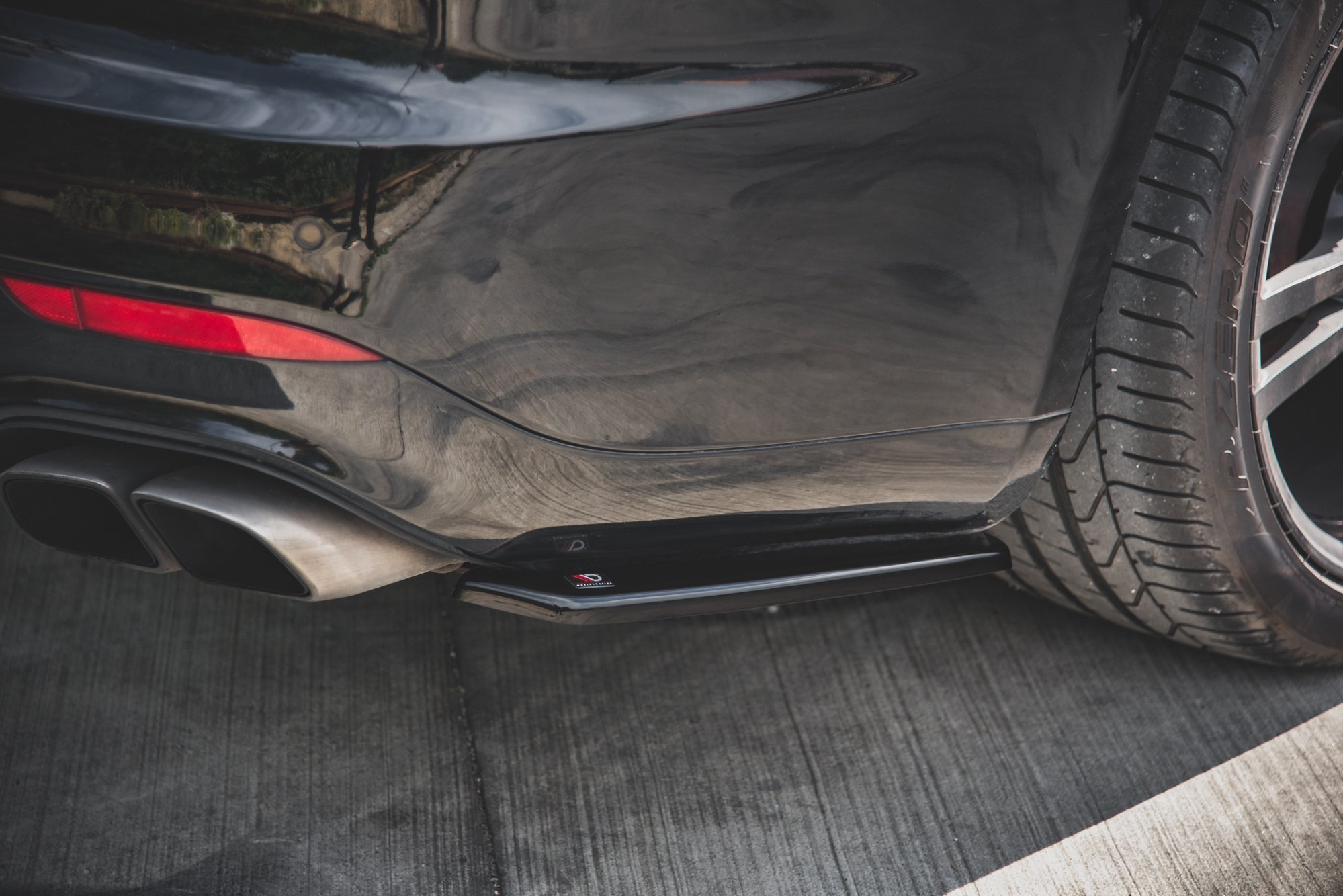 Rear Side Splitters Porsche Panamera Turbo 970 Facelift (2013-2016) - 3