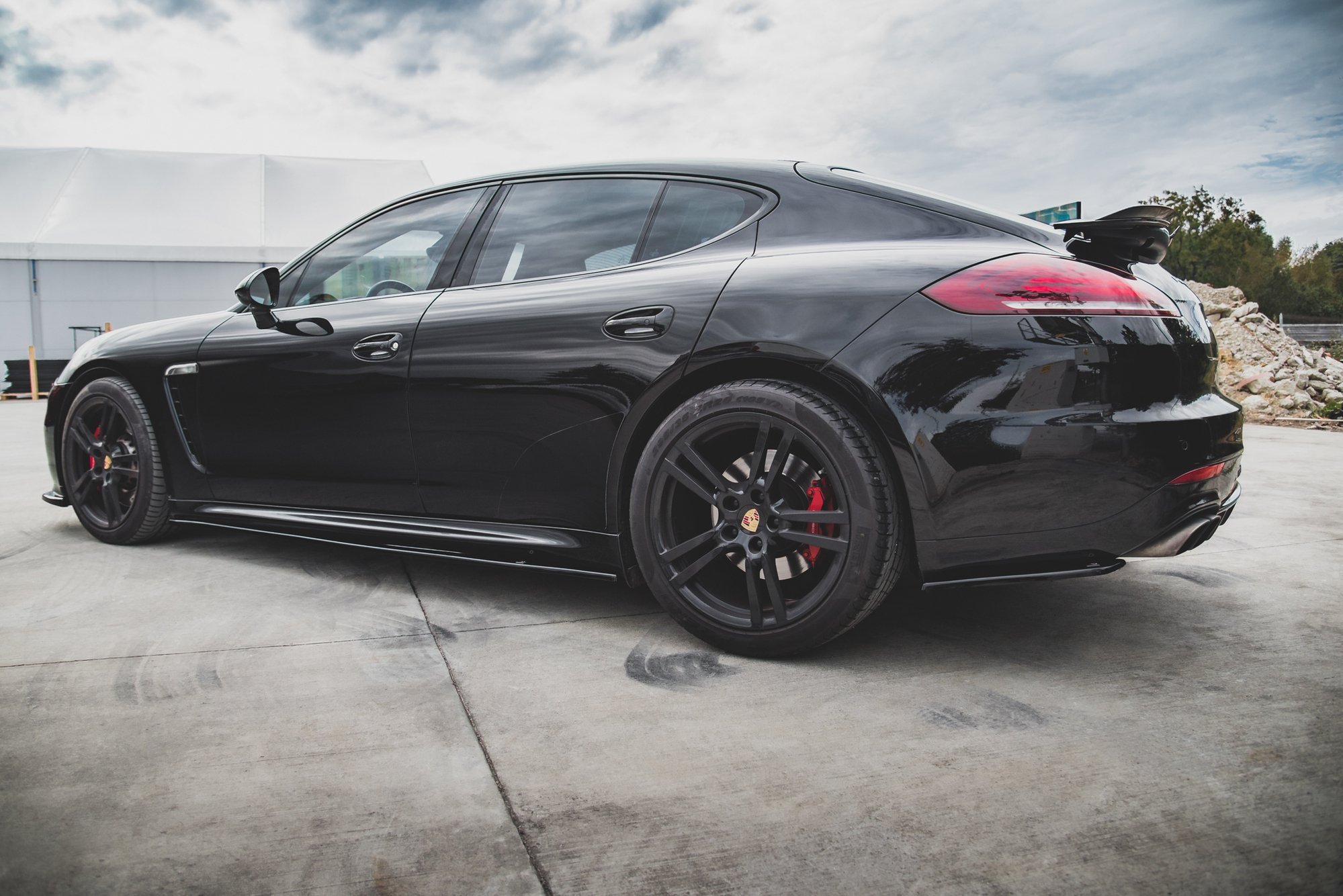 Rear Side Splitters Porsche Panamera Turbo 970 Facelift (2013-2016) - 5
