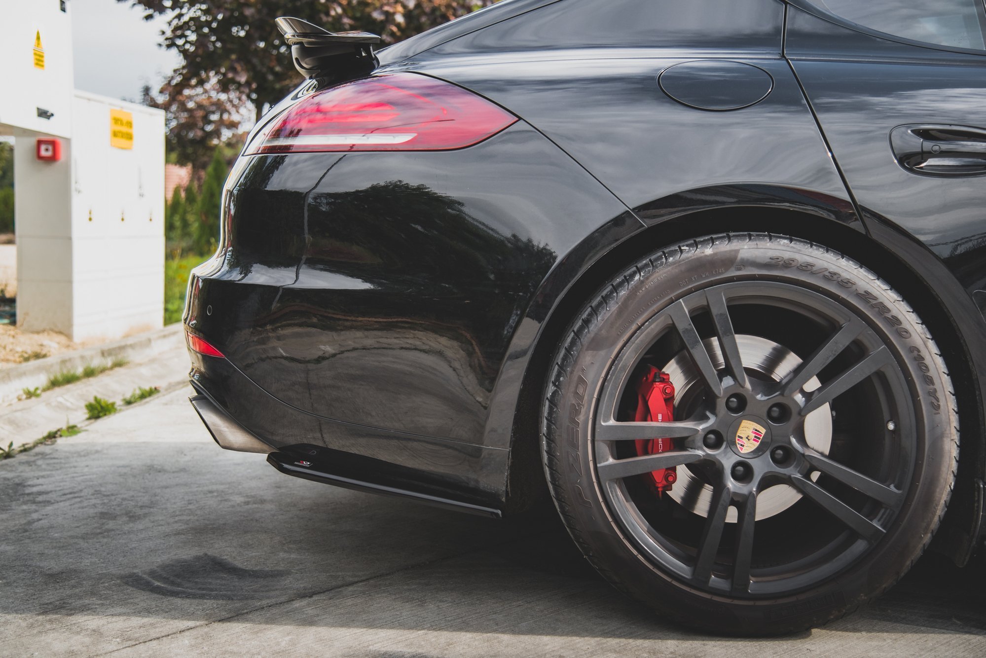 Rear Side Splitters Porsche Panamera Turbo 970 Facelift (2013-2016) - 4