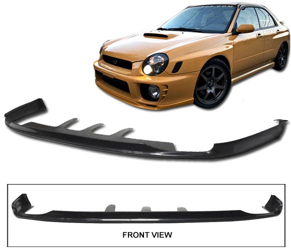 SUBARU IMPREZA 01-03 C-WEST 2 URETHANE FRONT BUMPERLIP [SIX]