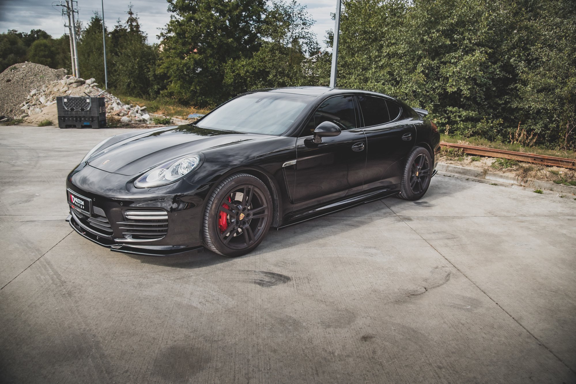 Side Skirts Diffusers V1 Porsche Panamera Turbo 970 Facelift (2013-2016) - 4
